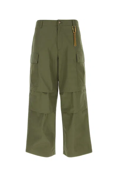 DARKPARK DARKPARK ARMY GREEN COTTON VINCE PANT