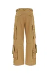 Darkpark Biscuit Cotton Pant In Brown