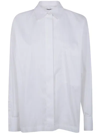 Darkpark "paola" Wrapped Shirt In White