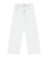Darkpark Jeans Mit Paperbag-taille In White