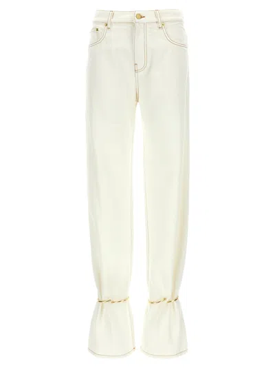 Darkpark Park Cotton Straight-leg Women's Jeans In White