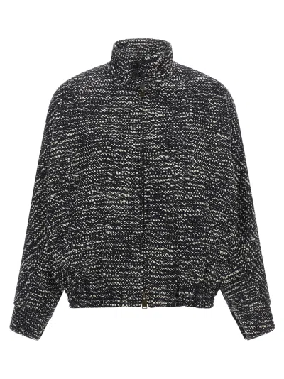 Darkpark Park Virgin Wool Women's Bomber In White