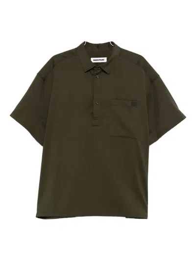 Darkpark Patch-pocket Short-sleeve Polo Shirt In Green