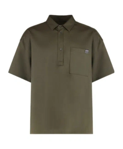 Darkpark Patch-pocket Short-sleeve Polo Shirt In Green