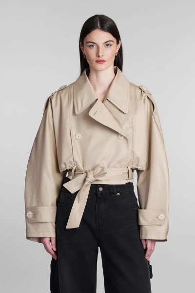 Darkpark Penelope Casual Jacket In Beige Cotton