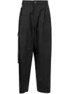 Darkpark Phebe Chain Adorned Light Wool Wide Leg Pants Clothing