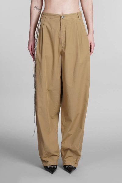Darkpark Phebe Trousers In Beige Cotton