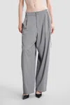 Darkpark Phebe Pants In Grey Polyester In Gray
