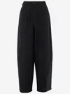 Darkpark Phebe Wide-leg Wool Trousers In Black