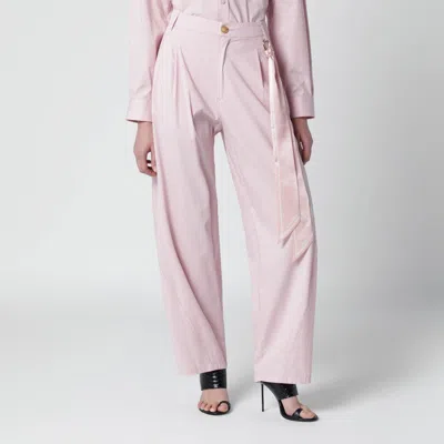 Darkpark Pink Cotton Trousers