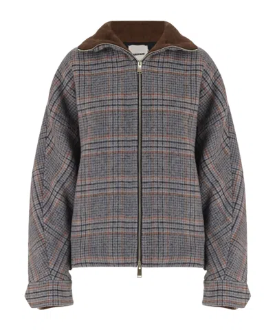 Darkpark Plaid Jacket In Gray