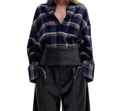 Darkpark Plaid Shirt In Blue