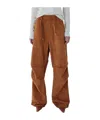 Darkpark Pleat Detail Track Pants In Brown