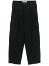 Darkpark Wendy Black Trousers With Elastic Waist In Black