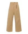 Darkpark Ray Wide-leg Trousers In Brown