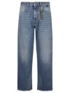 Darkpark High-waist Straight Leg Faded Denim Jeans