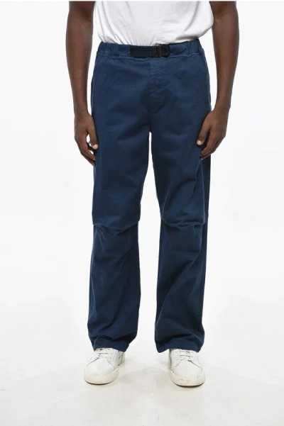 Darkpark Relaxed Fit Jordan Pants With Elastic Waistband In Blue