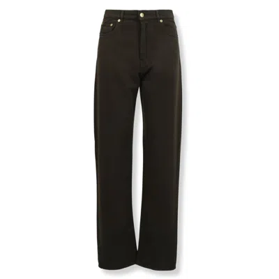 Darkpark Relaxed Fit Tencel Denim Jeans With Casual Silhouette In Black