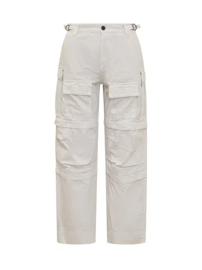 Darkpark Ripstop Cargo Trousers In Off White