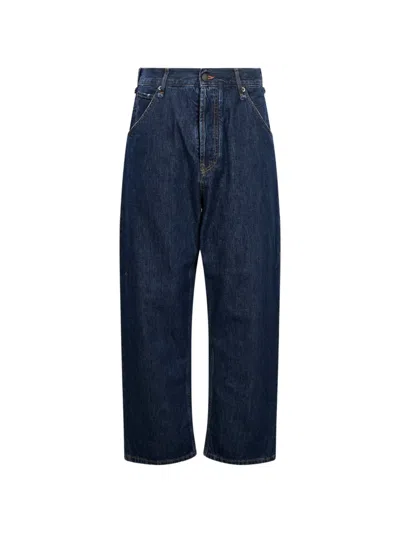 Darkpark Rivet-detail Straight-leg Jeans In Blue