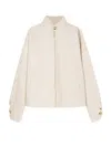 Darkpark High-neck Button-detail Jacket In Neutral