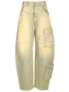 Darkpark Rosalind Cargo Jeans In Light Blue