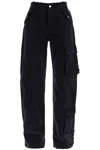 Darkpark Navy Rosalind Cargo Pants In Blue
