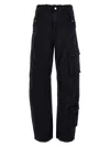 Darkpark Navy Rosalind Cargo Pants In Blue