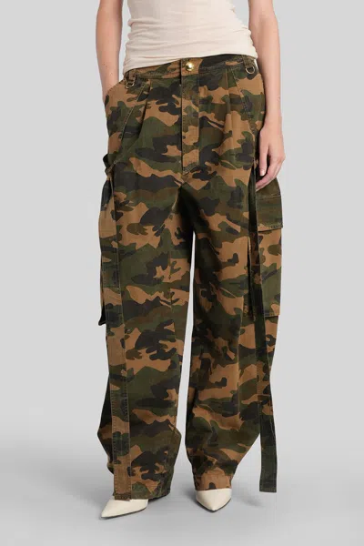 DARKPARK RUTH PANTS IN CAMOUFLAGE COTTON