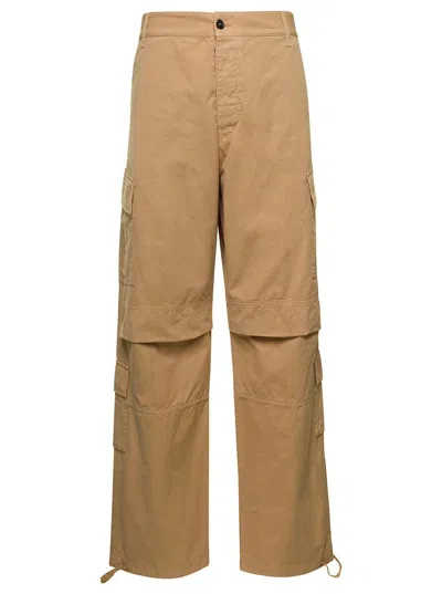 DARKPARK 'SAINT' BEIGE CARGO PANTS WITH POCKETS