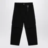 Darkpark Saint Black Cargo Trousers In Black