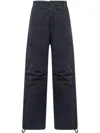 Darkpark Saint Cargo Trousers In Blue