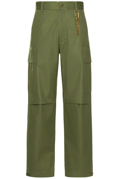 Darkpark Saint Cotton Poplin Cargo Pants In Green