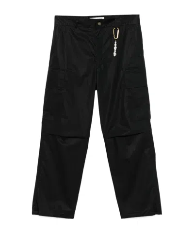Darkpark Saint Logo Patch Cargo Pants In Black