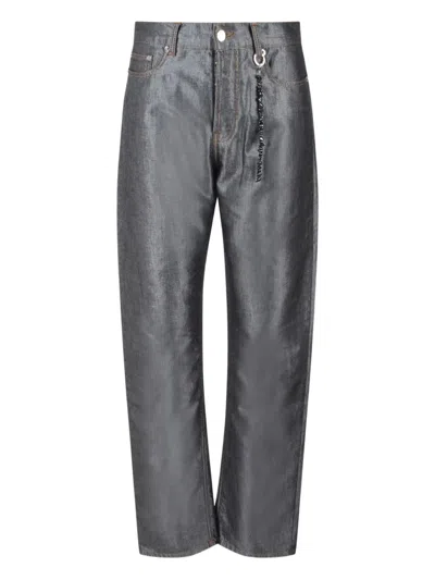 DARKPARK SHINY STRAIGHT JEANS