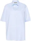 Darkpark Straight-point Collar Cotton Shirt