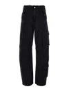 Darkpark Rosalind Cargo Pants In Black