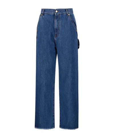 Darkpark Sienna Frayed-hem Jeans In Blue