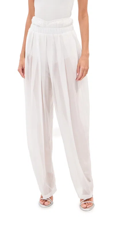 Darkpark Simona With Culotte Balloon Pants White