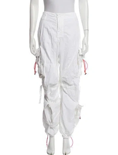 Pre-owned Darkpark Skinny Leg Pants In White