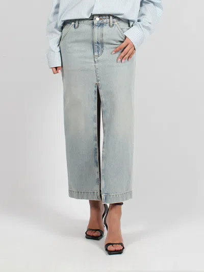 Darkpark Erika Denim Midi Skirt