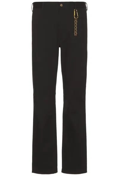 Darkpark Black Carabiner Jeans In Washed Black W100