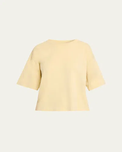 Darkpark Smith Short-sleeve Boxy Tee In Neutral