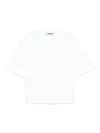 Darkpark Draped Back Top In White