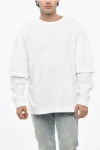 Darkpark Solid Color Long Sleeved Theo T-shirt In White