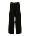 Darkpark Straight-leg Casual Pants In Black