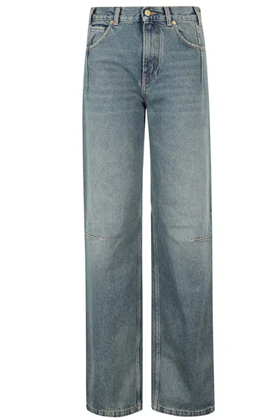 Darkpark Straight-leg Jeans With Classic 5-pocket Design In Blue
