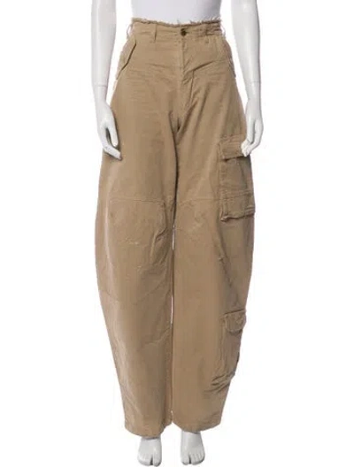 Pre-owned Darkpark Straight Leg Pants In Neutral