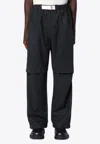 Darkpark Straight-leg Wool Track Pants In Gray