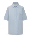 Darkpark Straight-point Collar Cotton Shirt